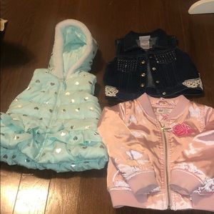 LOT of 3  toddler jackets